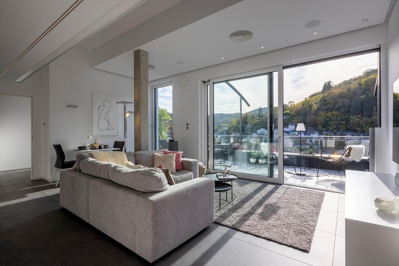 Neu Penthouse Moseltop Luxus Design Klima 2P Traben-Trarbach Luaran gambar
